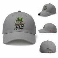 Lets Get Lucked Up Baseball Cap Lucky Skeleton St Patricks Day