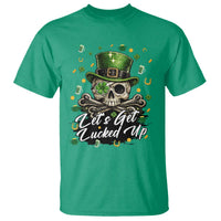 Lets Get Lucked Up T Shirt Lucky Skeleton St Patricks Day
