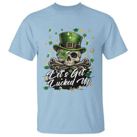 Lets Get Lucked Up T Shirt Lucky Skeleton St Patricks Day