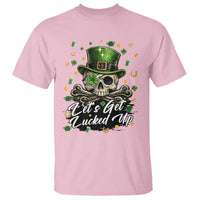 Lets Get Lucked Up T Shirt Lucky Skeleton St Patricks Day