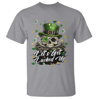 Lets Get Lucked Up T Shirt Lucky Skeleton St Patricks Day