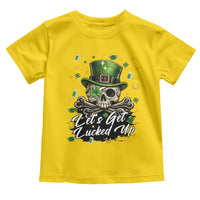 Lets Get Lucked Up Toddler T Shirt Lucky Skeleton St Patricks Day