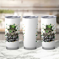 Lets Get Lucked Up Tumbler Cup Lucky Skeleton St Patricks Day