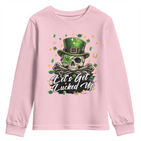 Lets Get Lucked Up Youth Sweatshirt Lucky Skeleton St Patricks Day