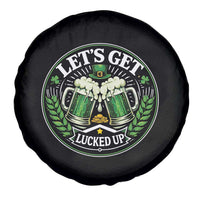 Lets Get Lucked Up Spare Tire Cover Funny Saint Patricks Day Lucky Drinking