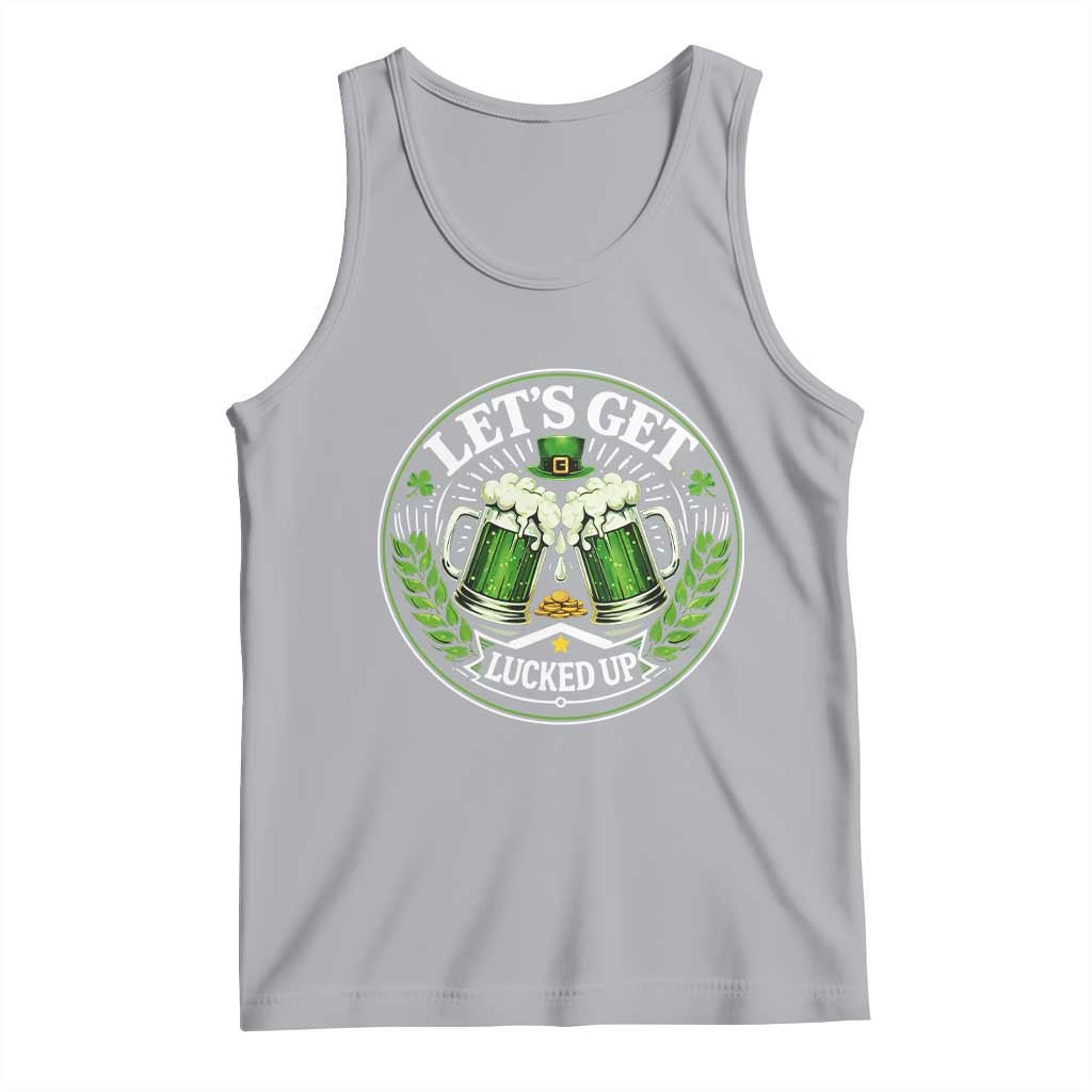 Lets Get Lucked Up Tank Top Funny Saint Patricks Day Lucky Drinking
