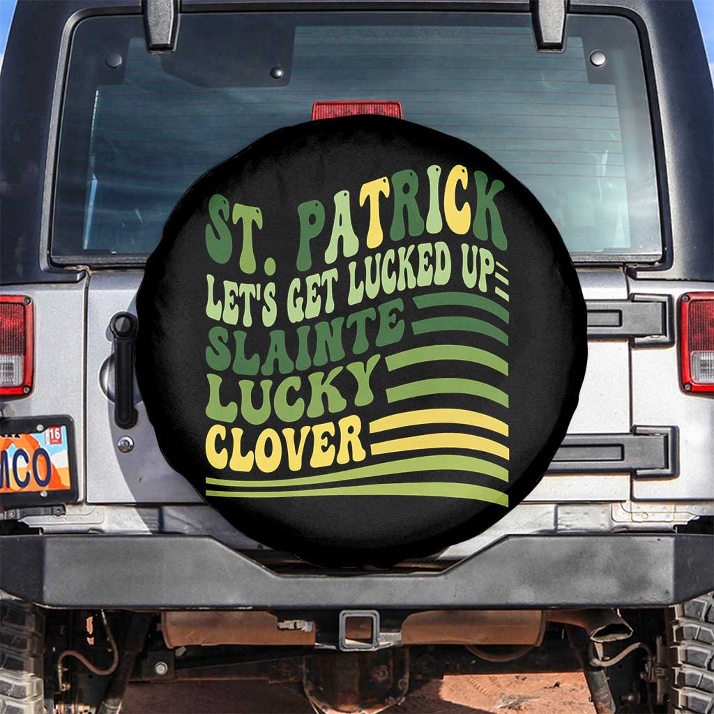 Lets Get Lucked Up Spare Tire Cover Funny St Patricks Day