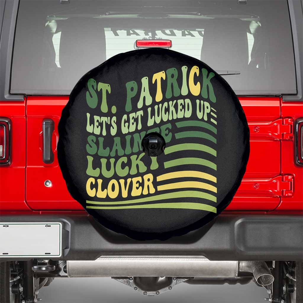 Lets Get Lucked Up Spare Tire Cover Funny St Patricks Day