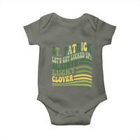 Lets Get Lucked Up Baby Onesie Funny St Patricks Day