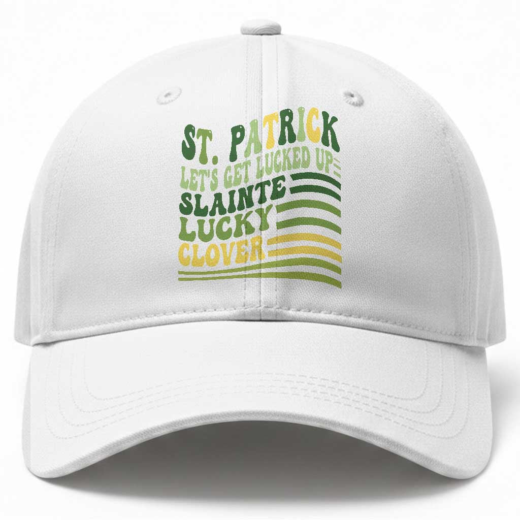Lets Get Lucked Up Baseball Cap Funny St Patricks Day