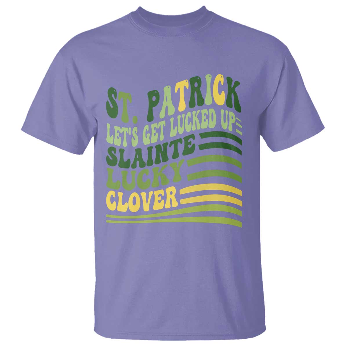 Lets Get Lucked Up T Shirt Funny St Patricks Day