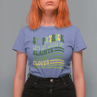 Lets Get Lucked Up T Shirt For Women Funny St Patricks Day