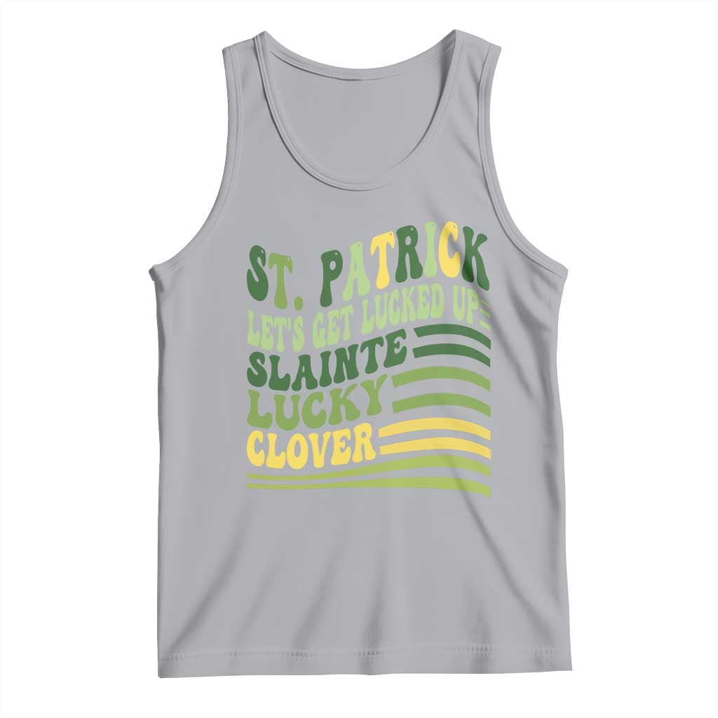 Lets Get Lucked Up Tank Top Funny St Patricks Day