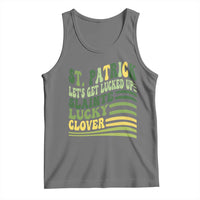 Lets Get Lucked Up Tank Top Funny St Patricks Day
