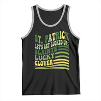Lets Get Lucked Up Tank Top Funny St Patricks Day