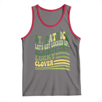 Lets Get Lucked Up Tank Top Funny St Patricks Day