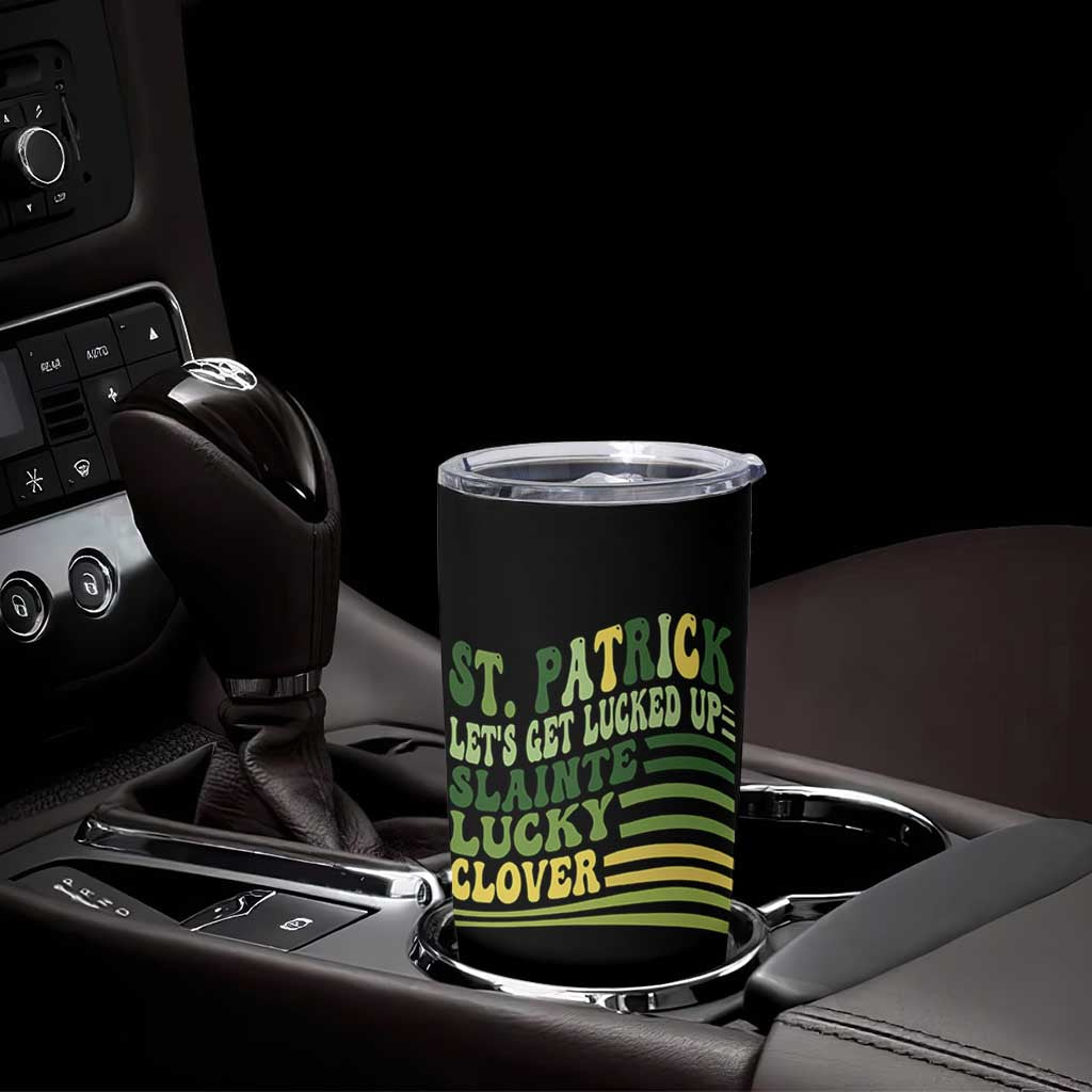 Lets Get Lucked Up Tumbler Cup Funny St Patricks Day