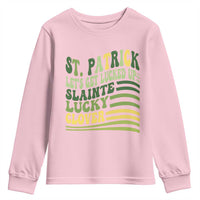 Lets Get Lucked Up Youth Sweatshirt Funny St Patricks Day