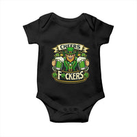 Cheers Fckers Baby Onesie Funny Leprechaun St Patricks Day Party