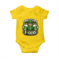 Cheers Fckers Baby Onesie Funny Leprechaun St Patricks Day Party