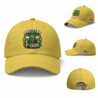 Cheers Fckers Baseball Cap Funny Leprechaun St Patricks Day Party