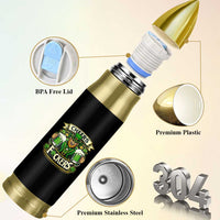 Cheers Fckers Bullet Tumbler Funny Leprechaun St Patricks Day Party