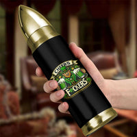 Cheers Fckers Bullet Tumbler Funny Leprechaun St Patricks Day Party