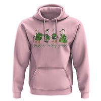Just A Lucky Goose Hoodie Funny St Patricks Day Irish Gift