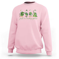 Just A Lucky Goose Sweatshirt Funny St Patricks Day Irish Gift
