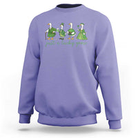 Just A Lucky Goose Sweatshirt Funny St Patricks Day Irish Gift