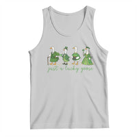 Just A Lucky Goose Tank Top Funny St Patricks Day Irish Gift