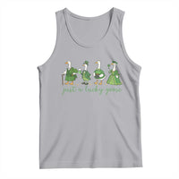 Just A Lucky Goose Tank Top Funny St Patricks Day Irish Gift