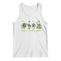 Just A Lucky Goose Tank Top Funny St Patricks Day Irish Gift