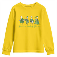 Just A Lucky Goose Youth Sweatshirt Funny St Patricks Day Irish Gift