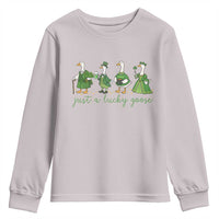 Just A Lucky Goose Youth Sweatshirt Funny St Patricks Day Irish Gift