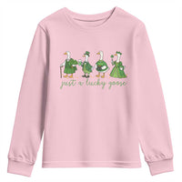 Just A Lucky Goose Youth Sweatshirt Funny St Patricks Day Irish Gift