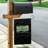 Just A Lucky Goose Garden Flag Funny Irish Crew St Patricks Day