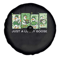 Just A Lucky Goose Spare Tire Cover Funny Irish Crew St Patricks Day