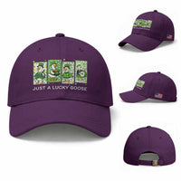 Just A Lucky Goose Baseball Cap Funny Irish Crew St Patricks Day