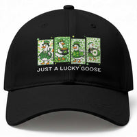 Just A Lucky Goose Baseball Cap Funny Irish Crew St Patricks Day