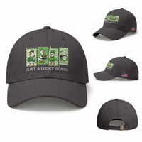 Just A Lucky Goose Baseball Cap Funny Irish Crew St Patricks Day