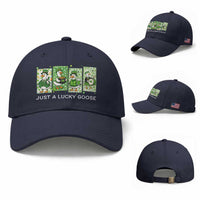 Just A Lucky Goose Baseball Cap Funny Irish Crew St Patricks Day