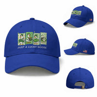 Just A Lucky Goose Baseball Cap Funny Irish Crew St Patricks Day