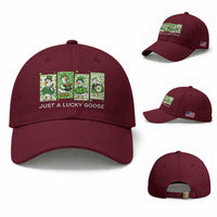 Just A Lucky Goose Baseball Cap Funny Irish Crew St Patricks Day