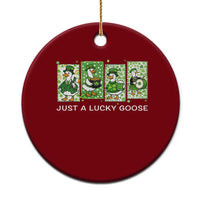 Just A Lucky Goose Ceramic Ornament Funny Irish Crew St Patricks Day