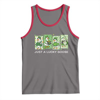 Just A Lucky Goose Tank Top Funny Irish Crew St Patricks Day