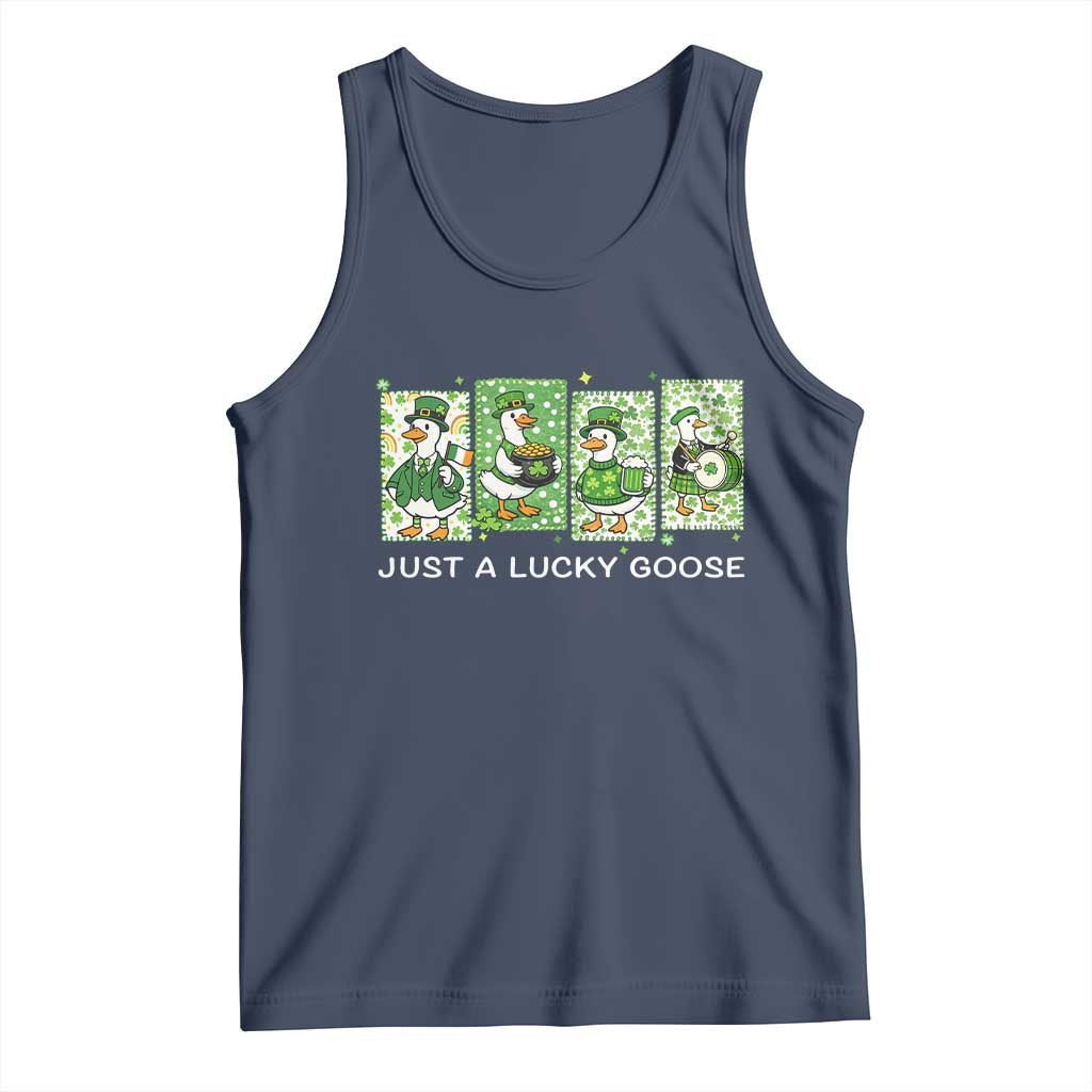 Just A Lucky Goose Tank Top Funny Irish Crew St Patricks Day