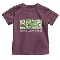 Just A Lucky Goose Toddler T Shirt Funny Irish Crew St Patricks Day