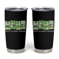 Just A Lucky Goose Tumbler Cup Funny Irish Crew St Patricks Day