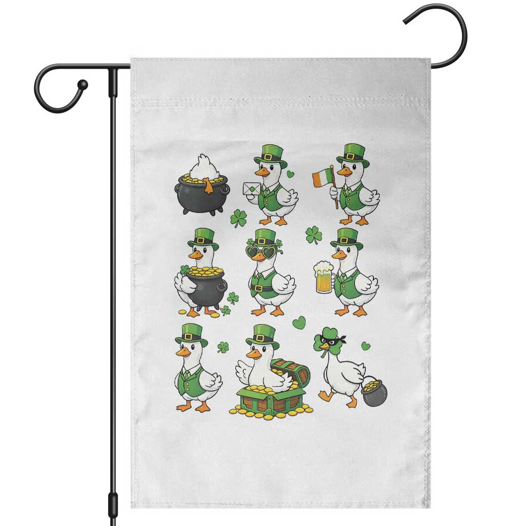 St Patricks Day Goose Crew Irish Celebration Garden Flag